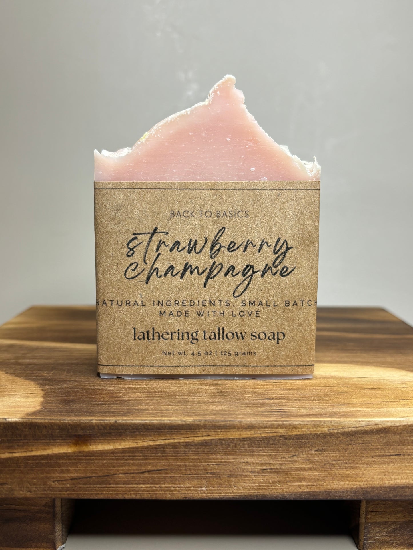 Strawberry Champagne Tallow Soap