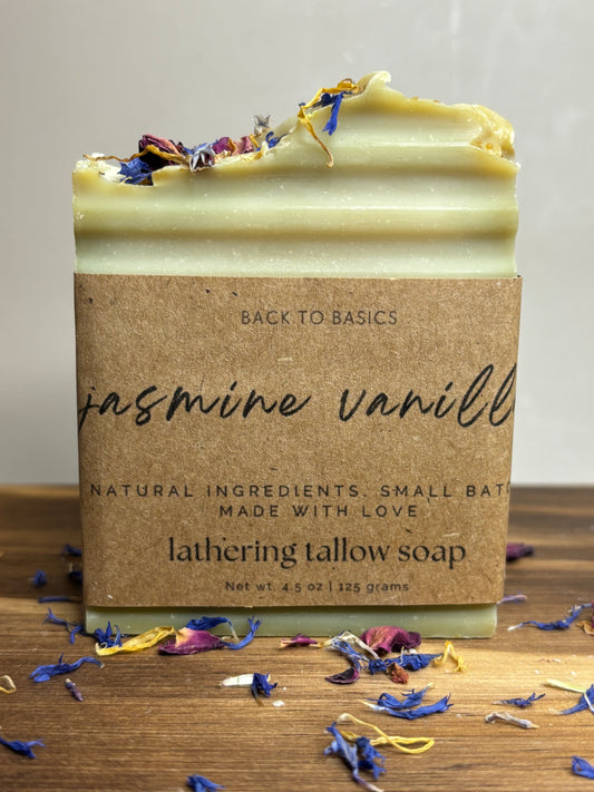 Jasmine Vanilla Tallow Soap