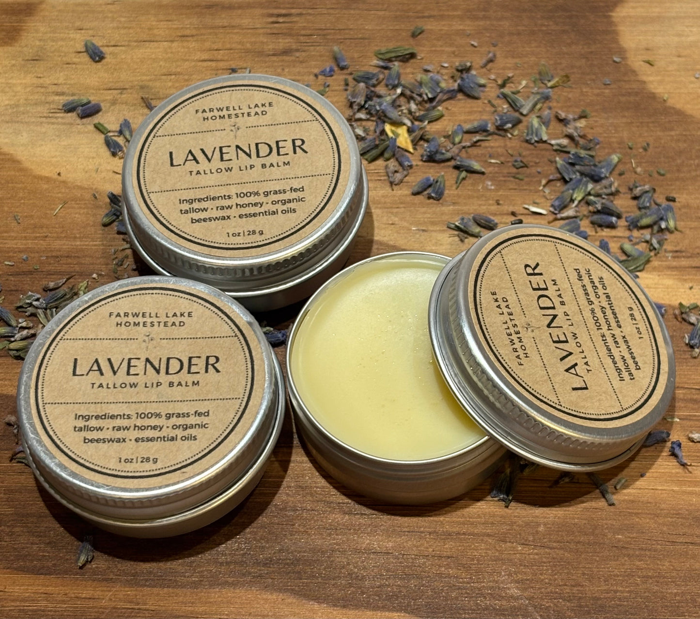 Lavender Tallow Lip Balm