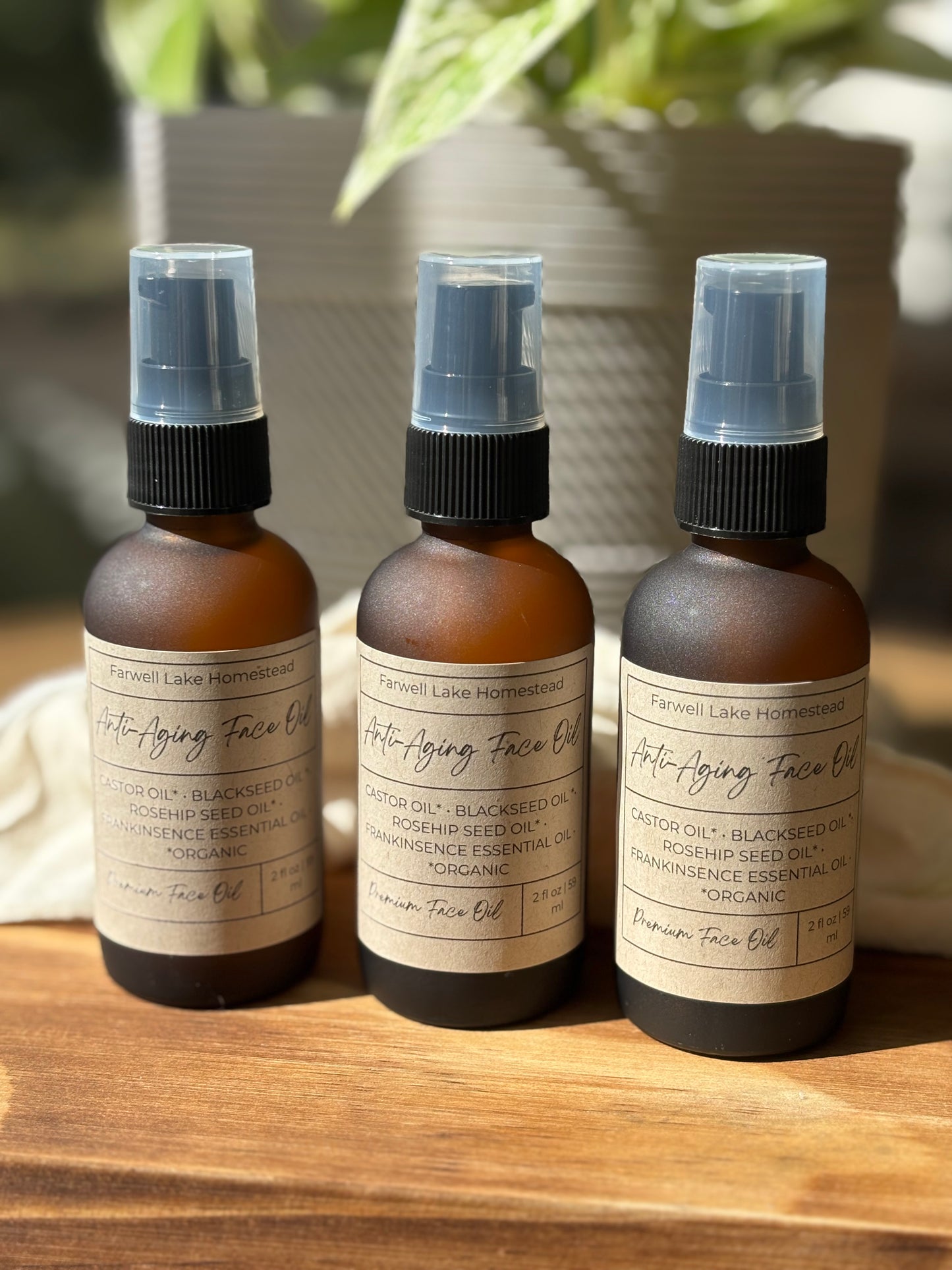 Organic Anti-Aging Face Serum 2 oz