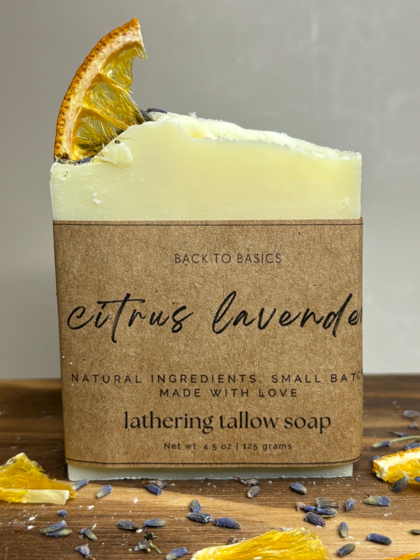 Citrus Lavender Tallow Soap