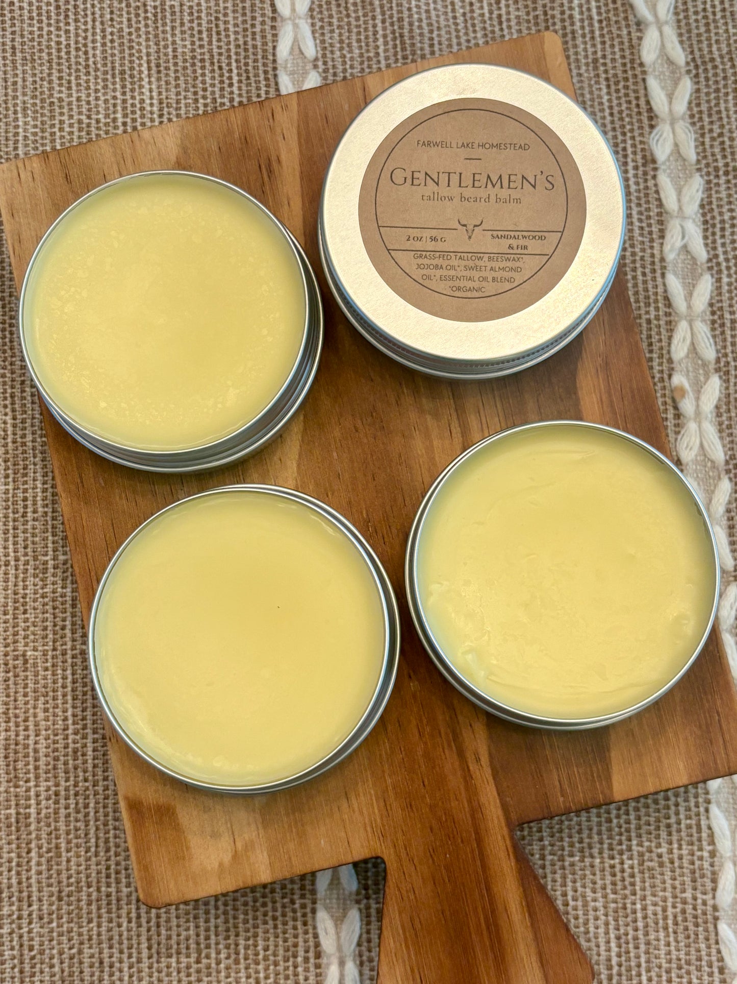 Gentlemen's Tallow Beard Balm
