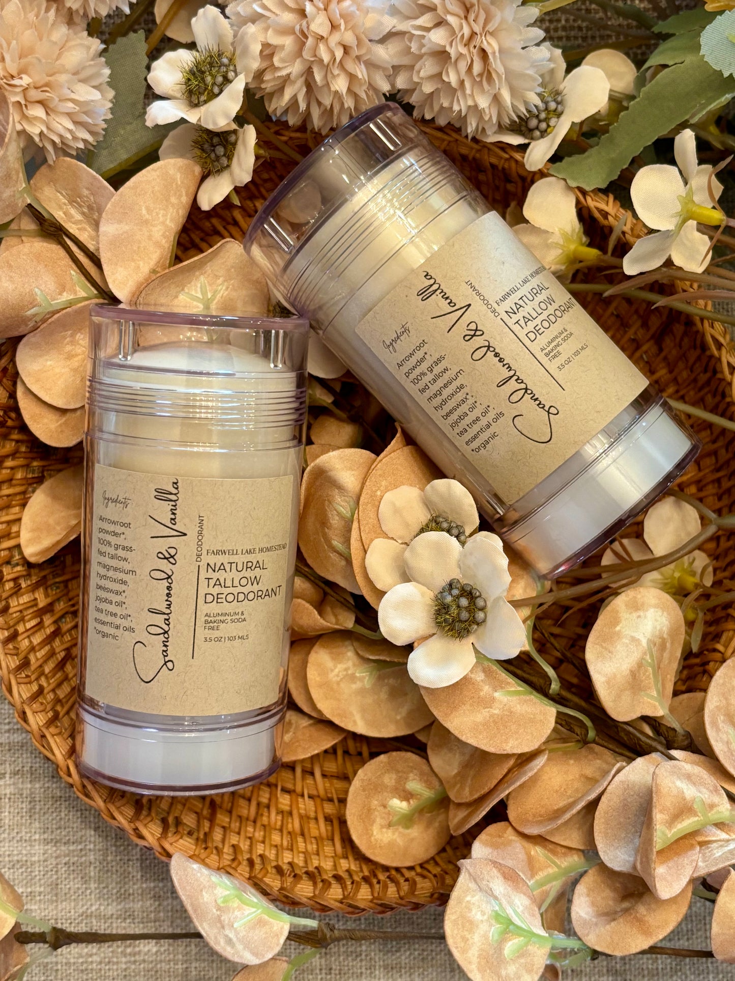 Sandalwood & VanillaTallow Deodorant