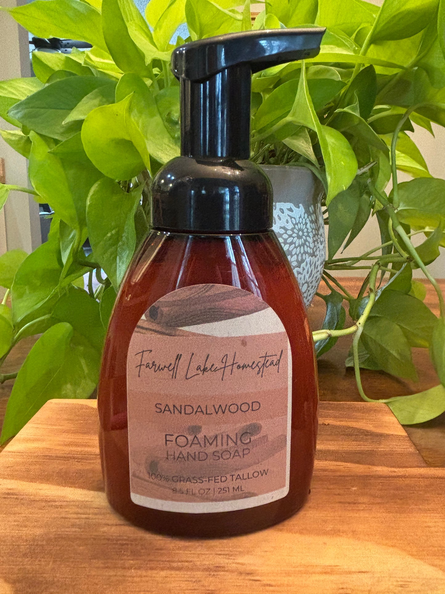 Sandalwood Foaming Tallow Hand Soap