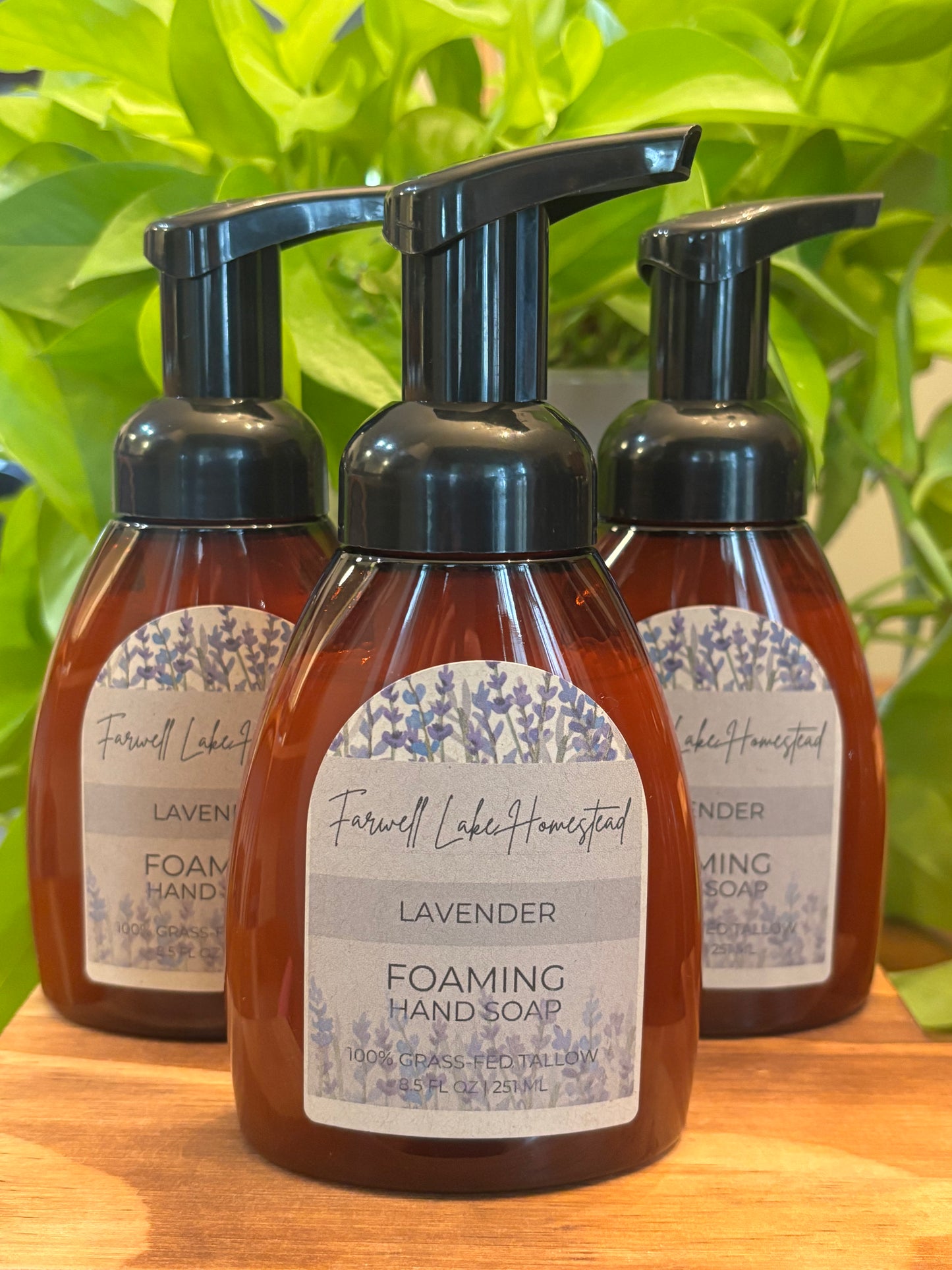Lavender Foaming Tallow Hand Soap