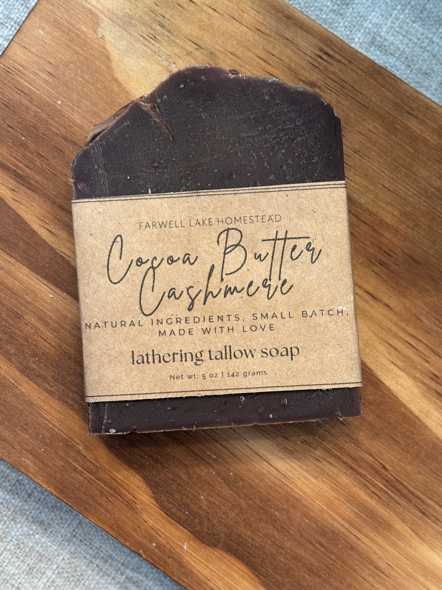 Cocoa Butter Cashmere Tallow Soap