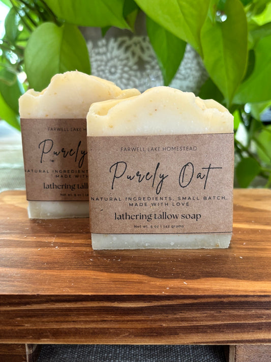 Purely Oat Tallow Soap