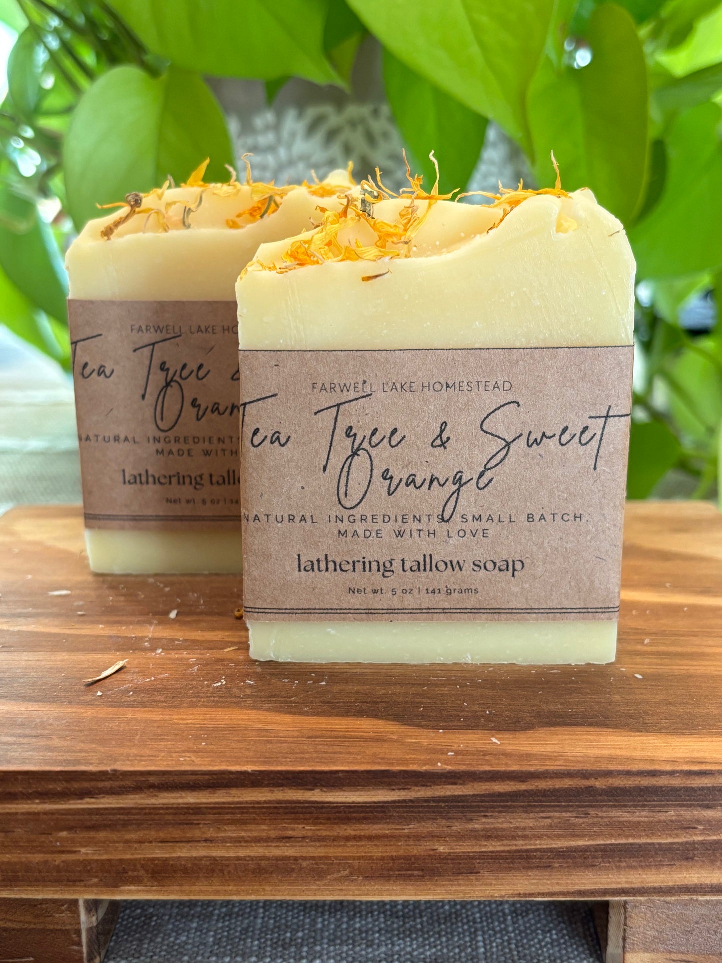 Tea Tree & Sweet Orange Tallow Soap