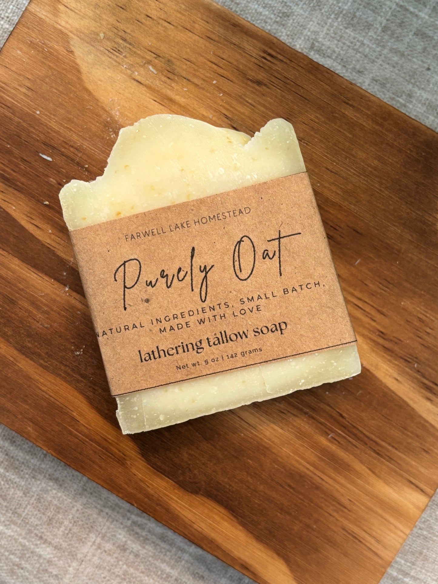 Purely Oat Tallow Soap