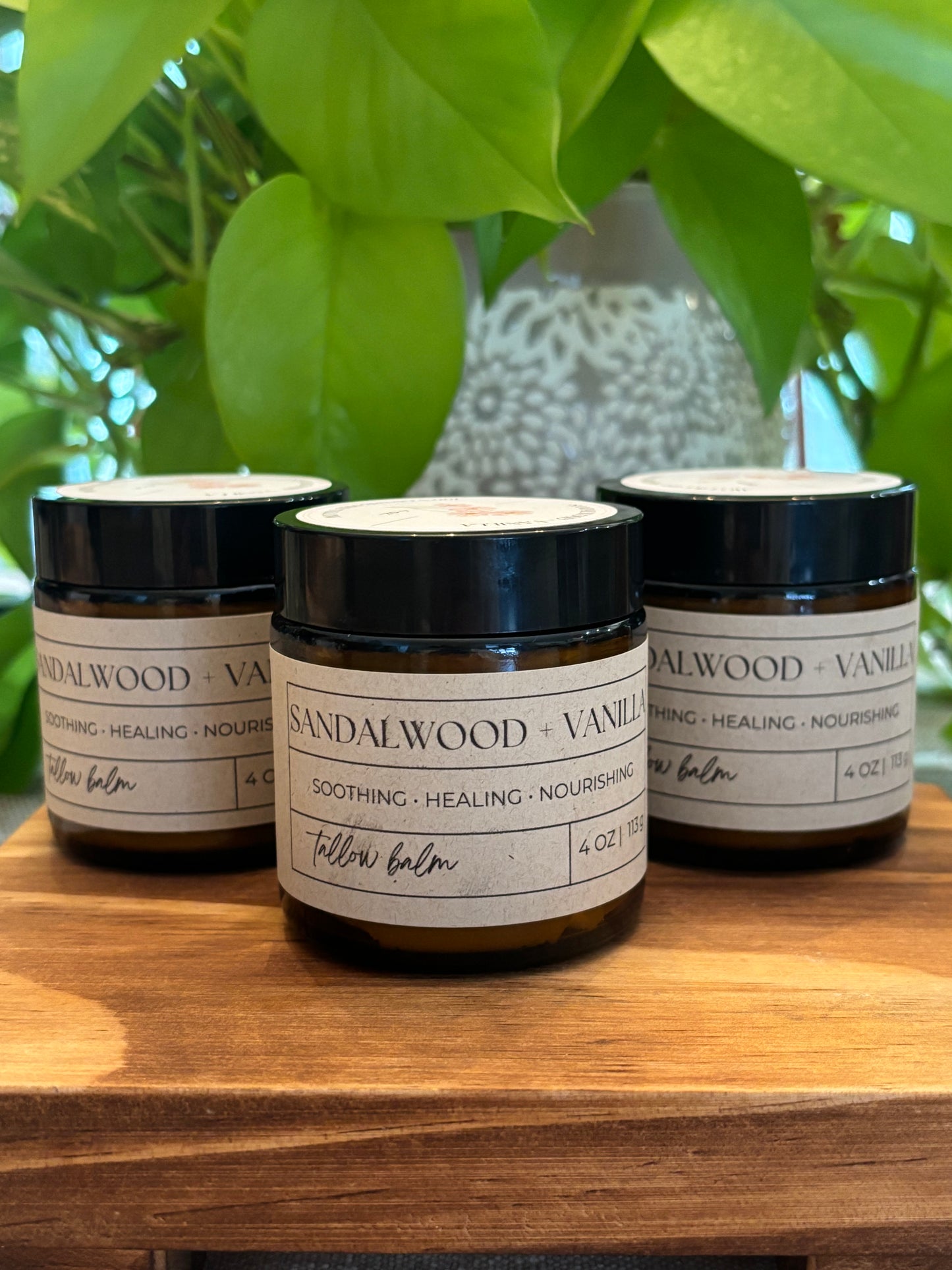 Sandalwood + Vanilla Tallow Balm