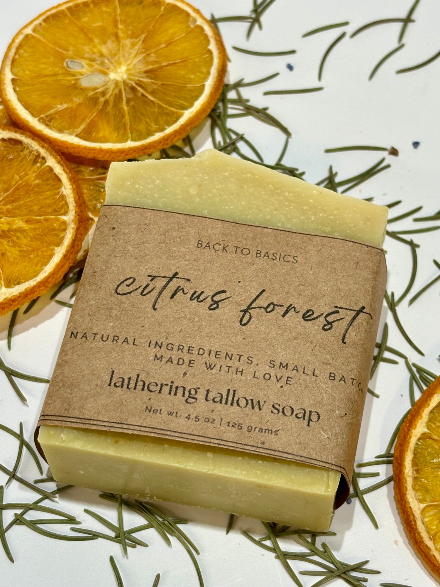 100% Grass-fed Tallow Bar Soap