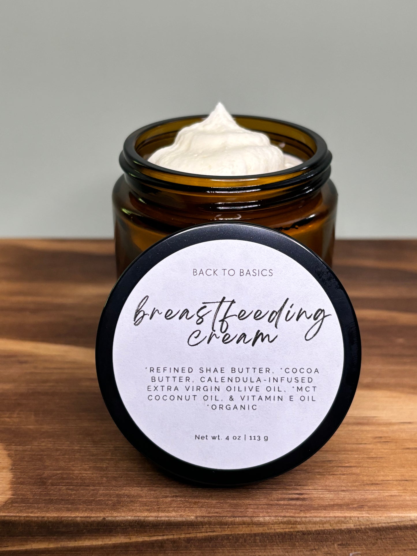 Natural Organic Breastfeeding Cream 4oz