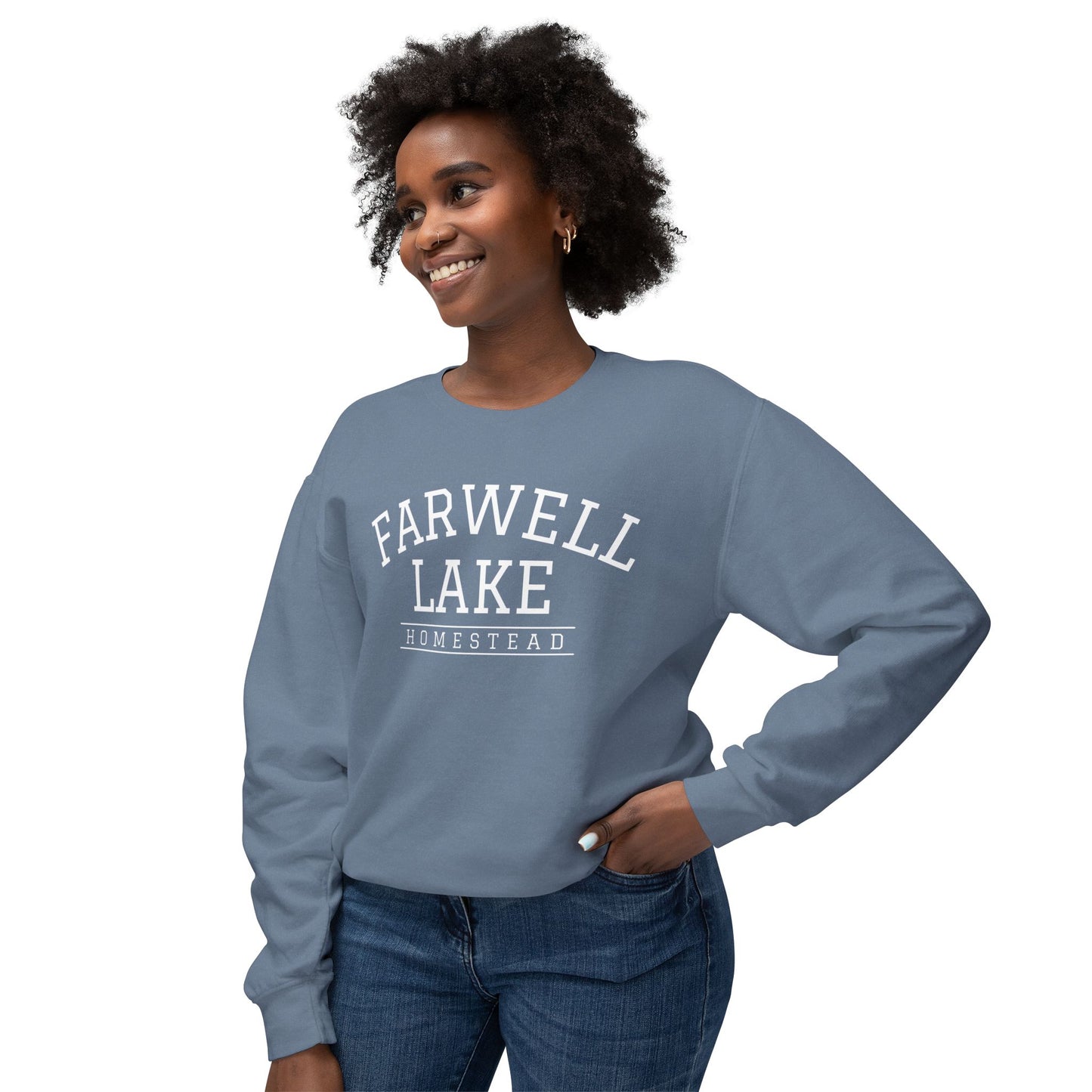 Farwell Lake Homestead Comfort Colors® Crewneck Sweatshirt