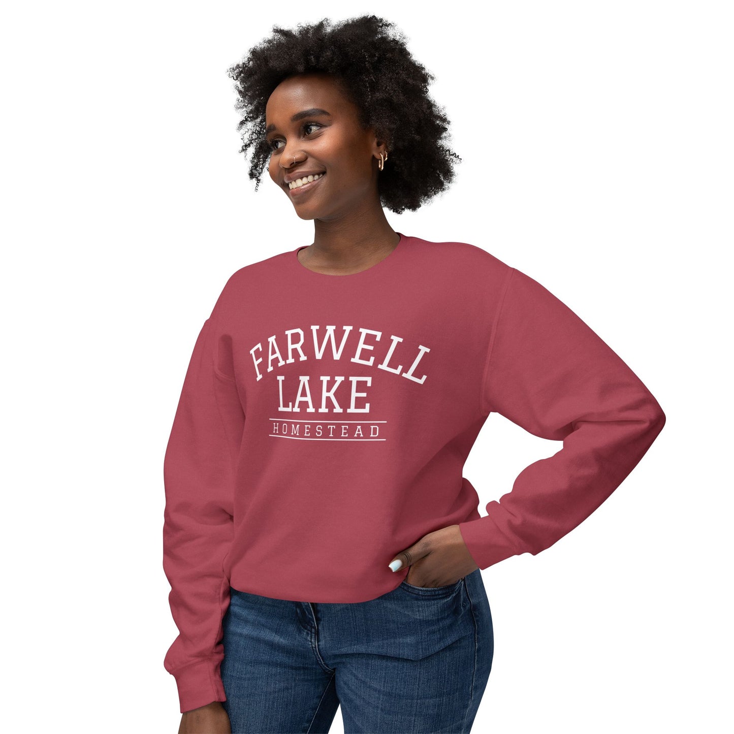 Farwell Lake Homestead Comfort Colors® Crewneck Sweatshirt