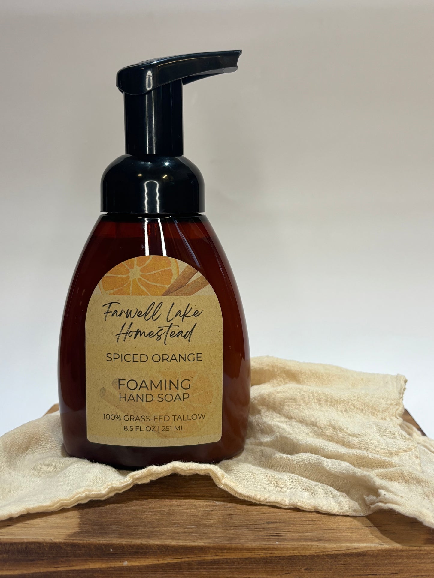 Foaming Spiced Orange Tallow Hand Soap – 8.5 oz