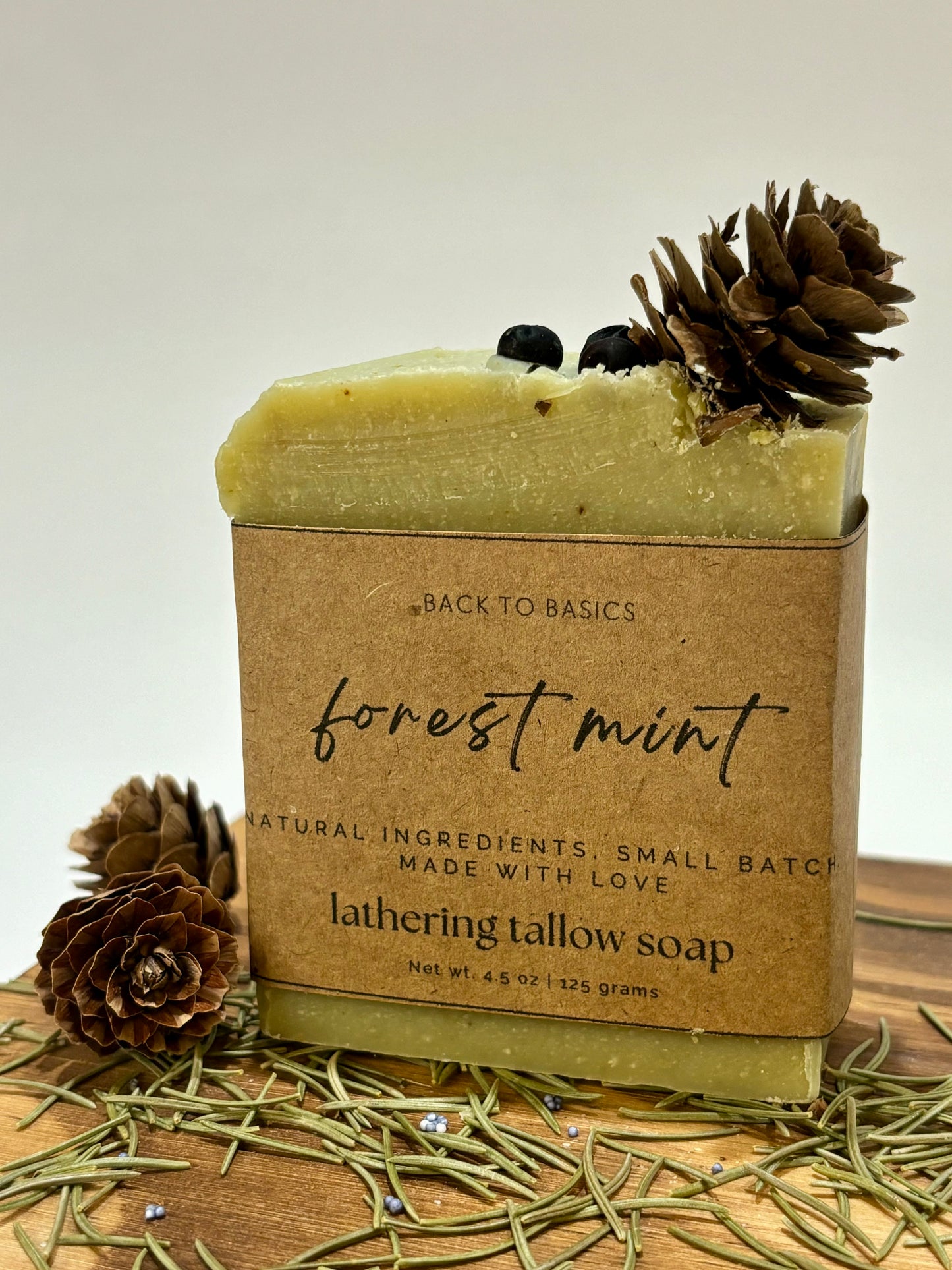 Forest Mint 100% Grass-fed Tallow Soap