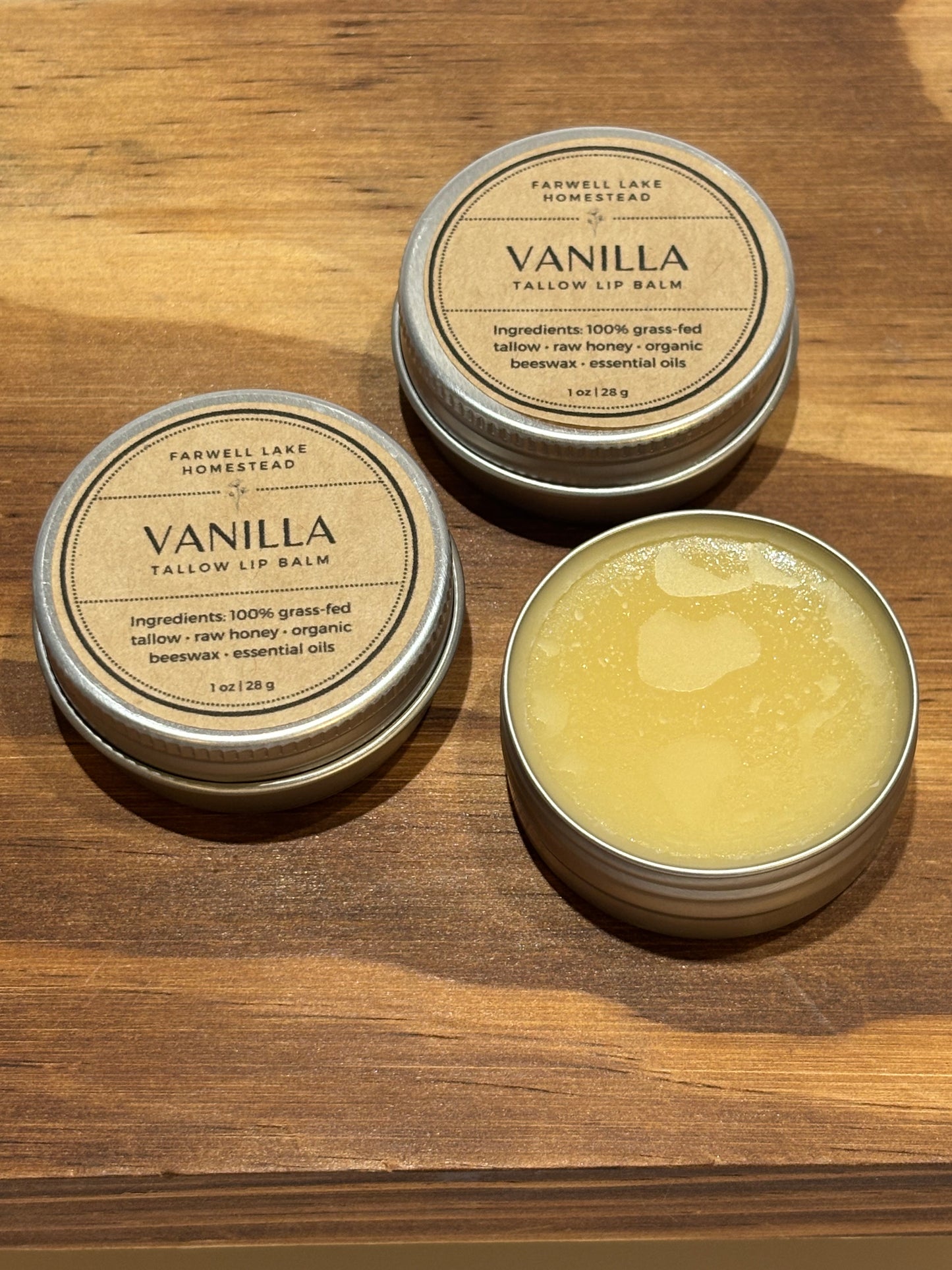 Vanilla Tallow Lip Balm