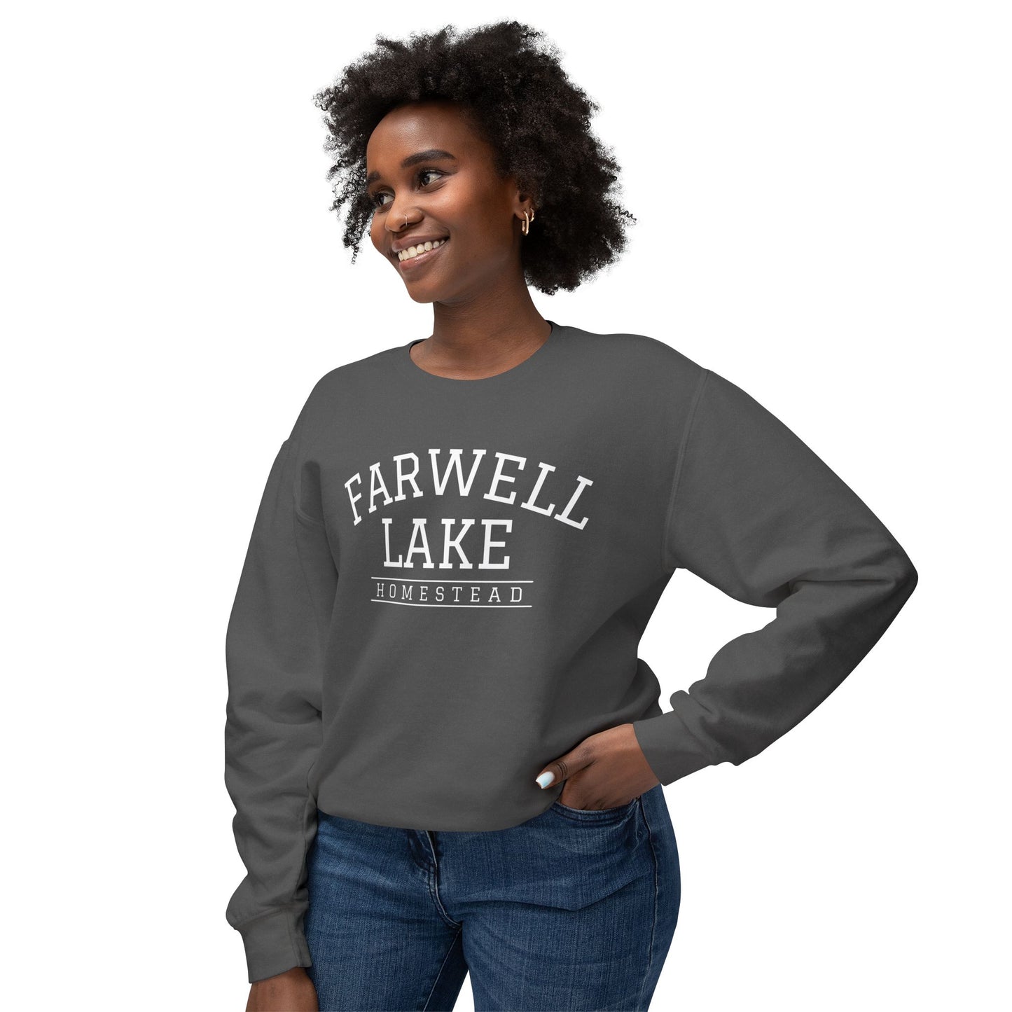Farwell Lake Homestead Comfort Colors® Crewneck Sweatshirt