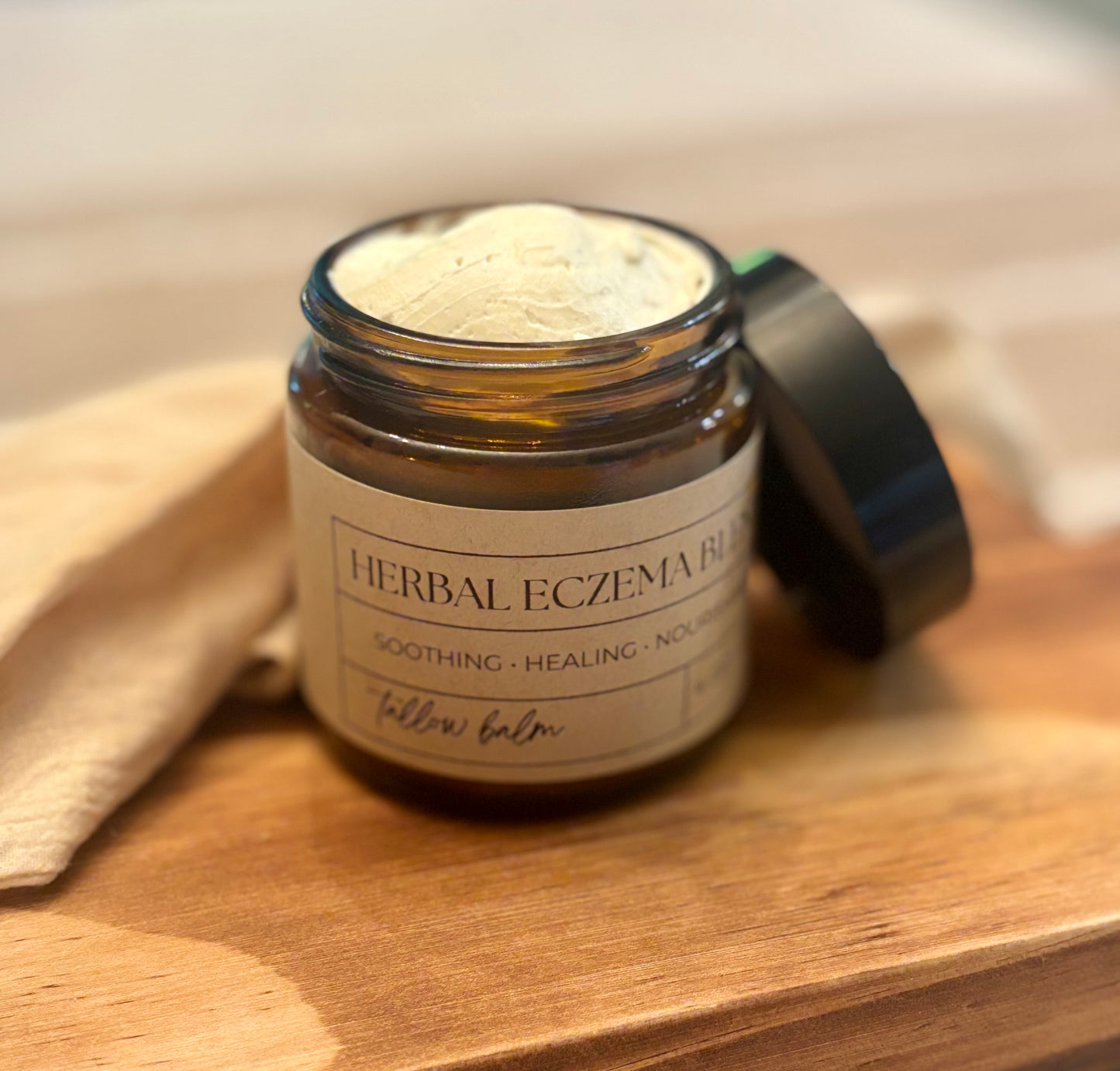 100% Grass-fed Herbal Eczema Blend Tallow Balm