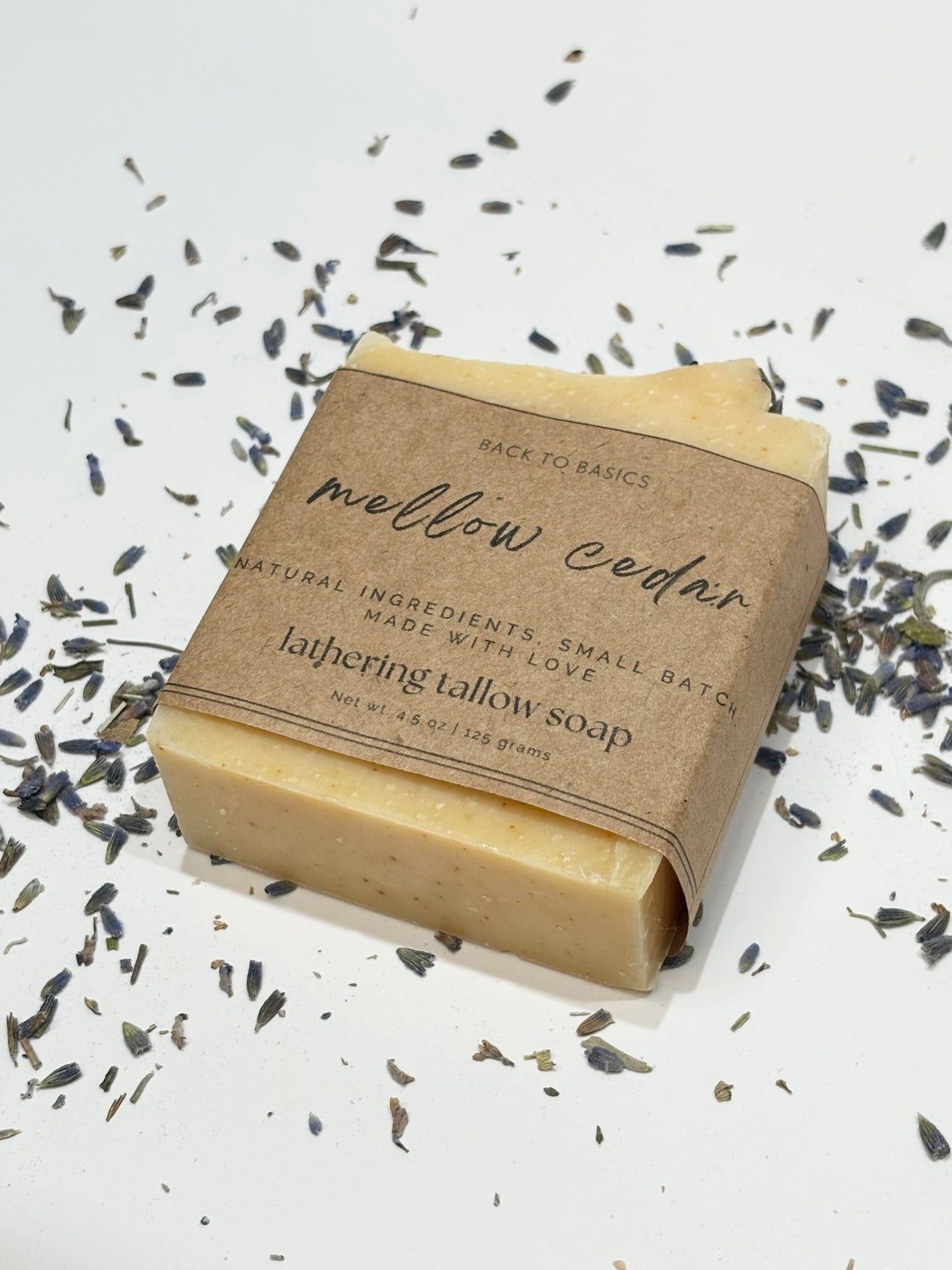 Mellow Cedar 100% Grass-fed Tallow Soap