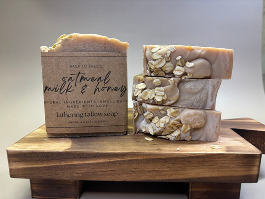 Oatmeal Milk & Honey Tallow Soap