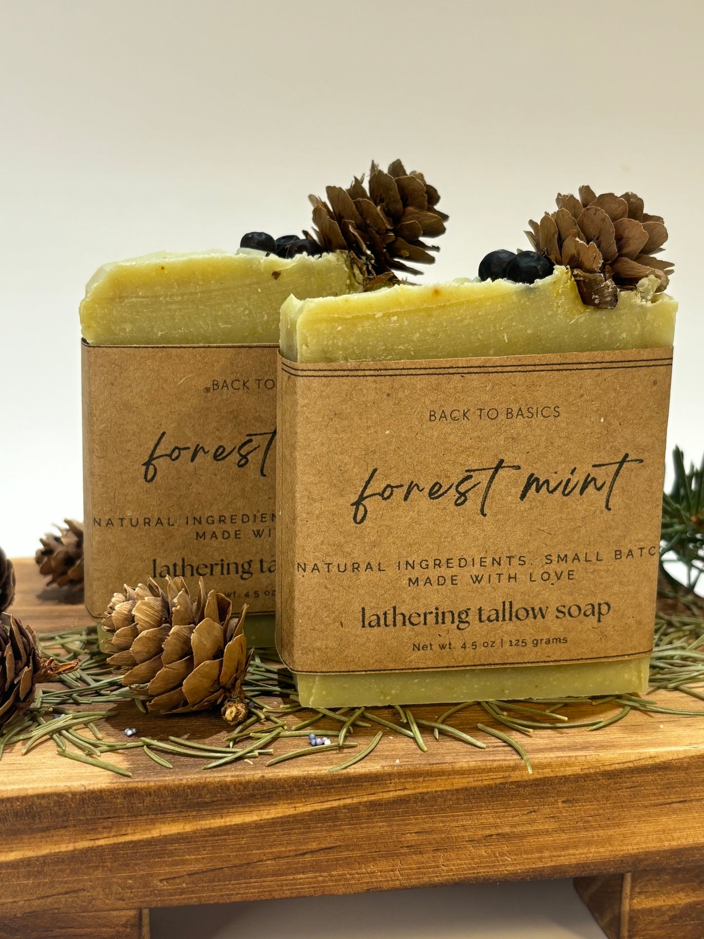 Forest Mint 100% Grass-fed Tallow Soap