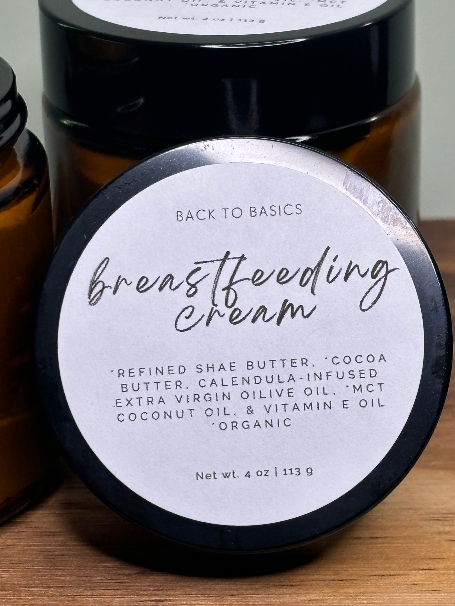 Natural Organic Breastfeeding Cream 4oz