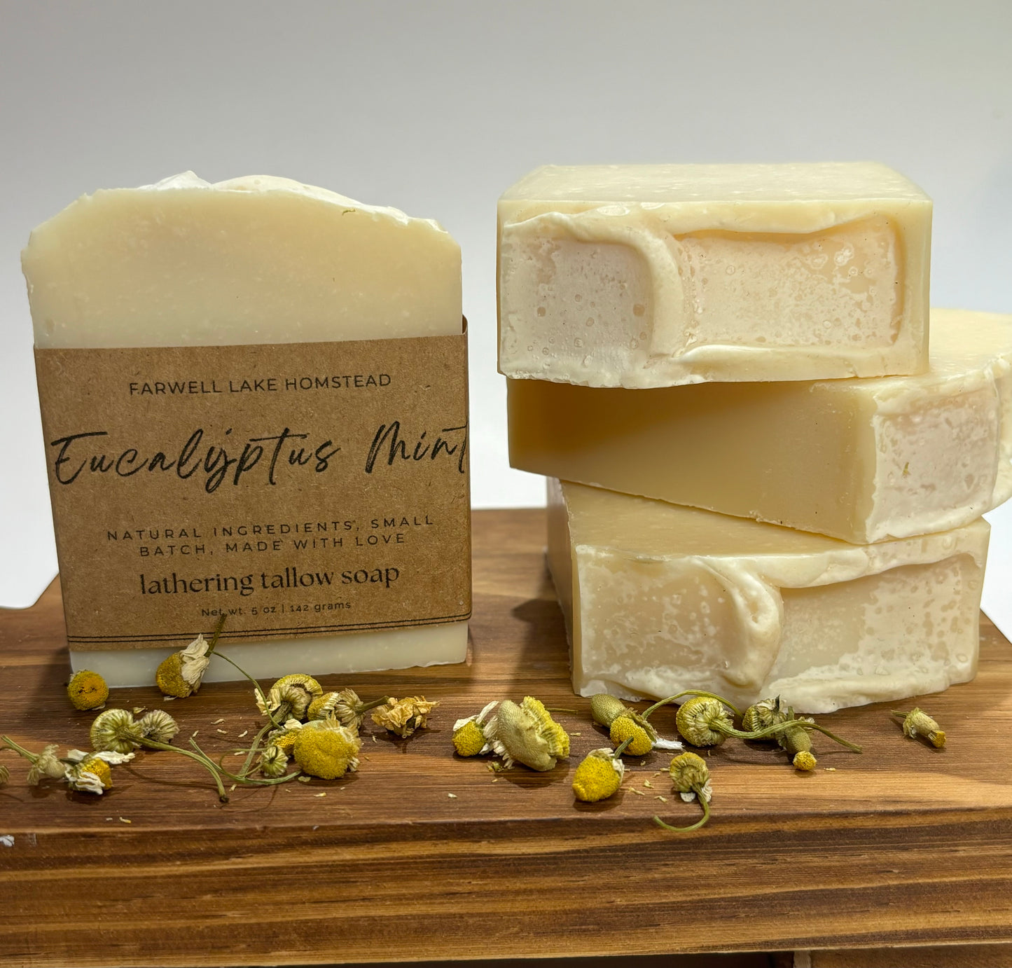 Eucalyptus & Mint 100% Grass-Fed Tallow Soap