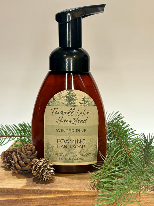 Foaming Winter Pine Tallow Hand Soap – 8.5 oz