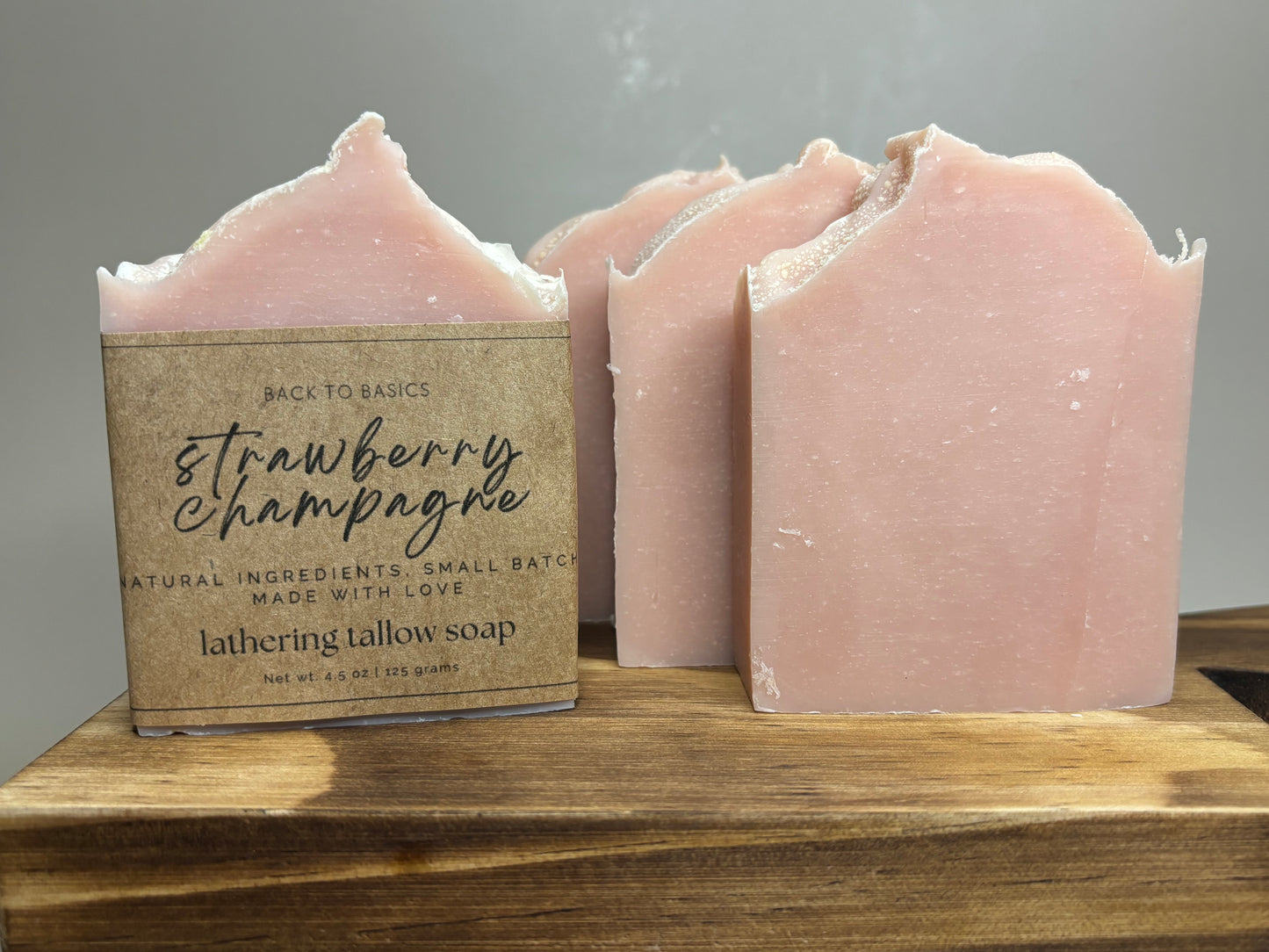 Strawberry Champagne Tallow Soap