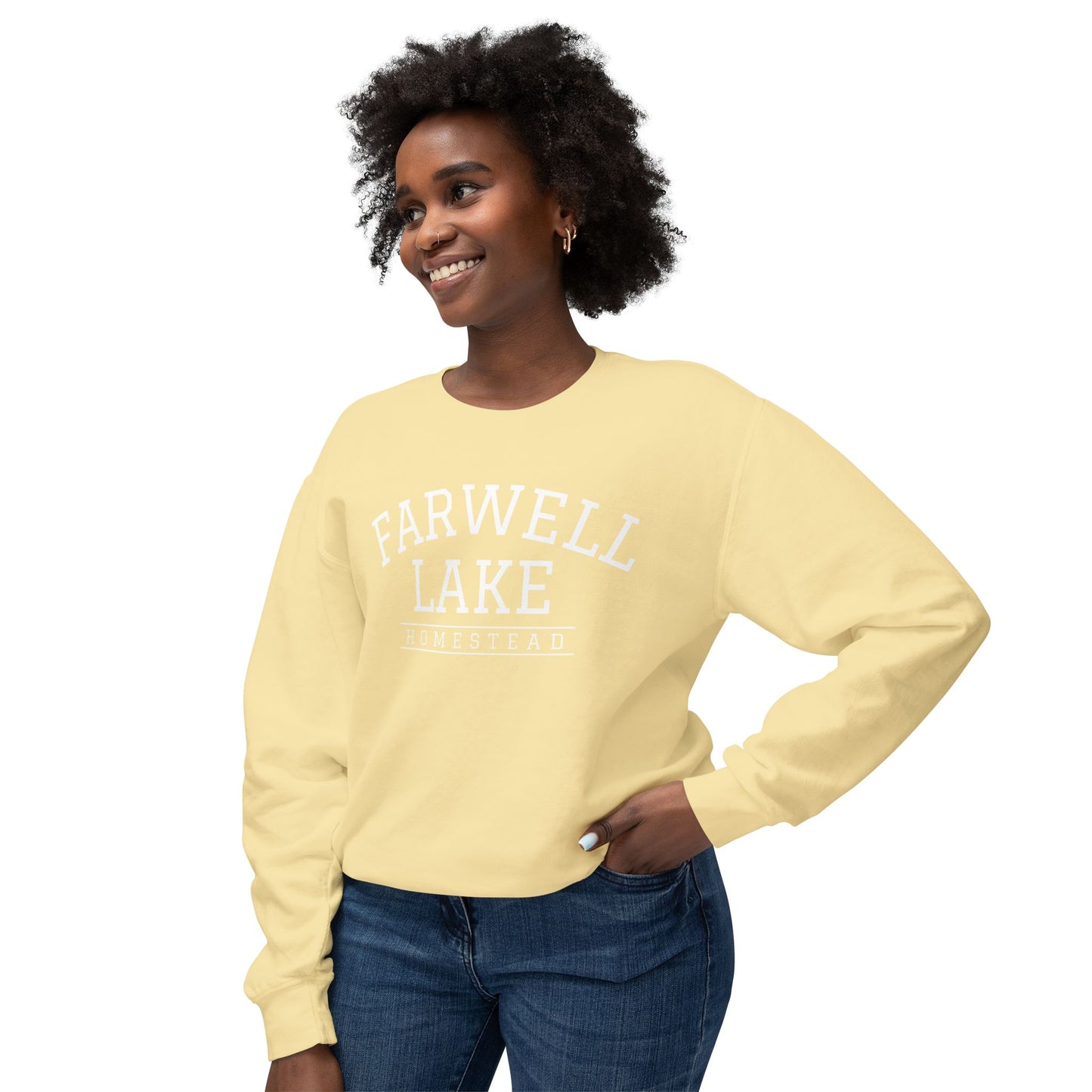 Farwell Lake Homestead Comfort Colors® Crewneck Sweatshirt
