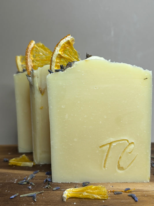 100% Grass-fed Citrus Lavender Tallow Soap