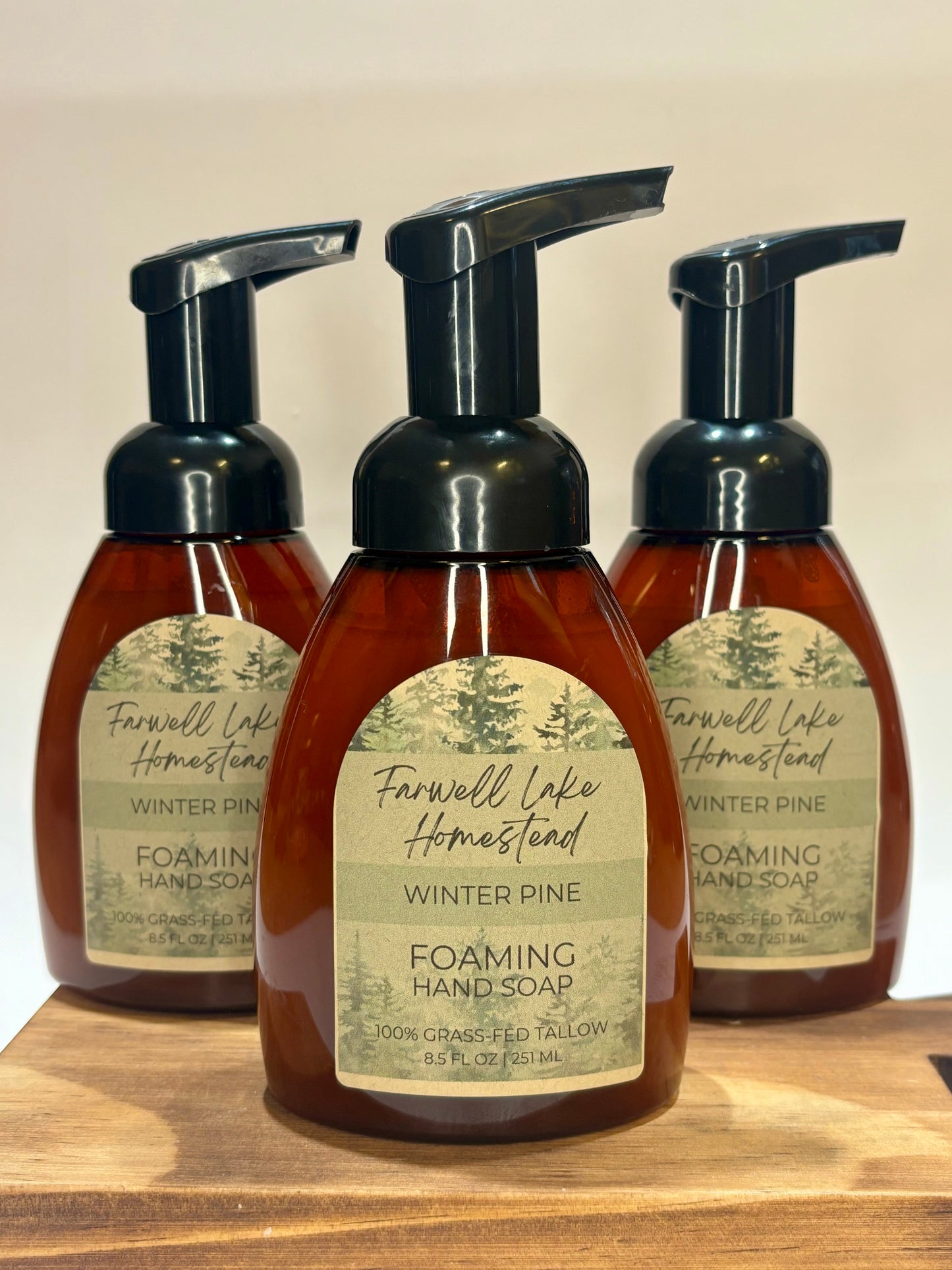 Foaming Winter Pine Tallow Hand Soap – 8.5 oz