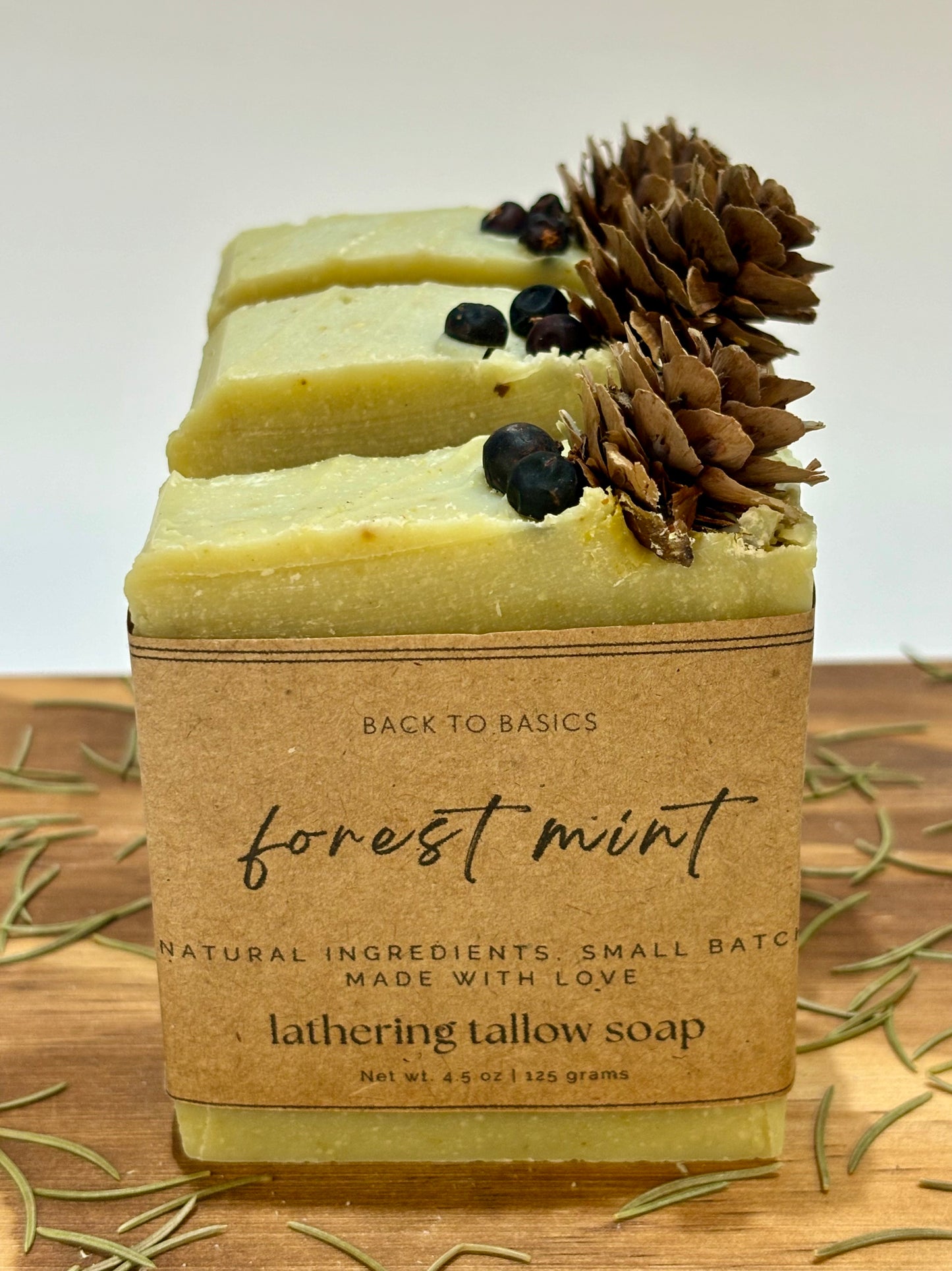 Forest Mint 100% Grass-fed Tallow Soap