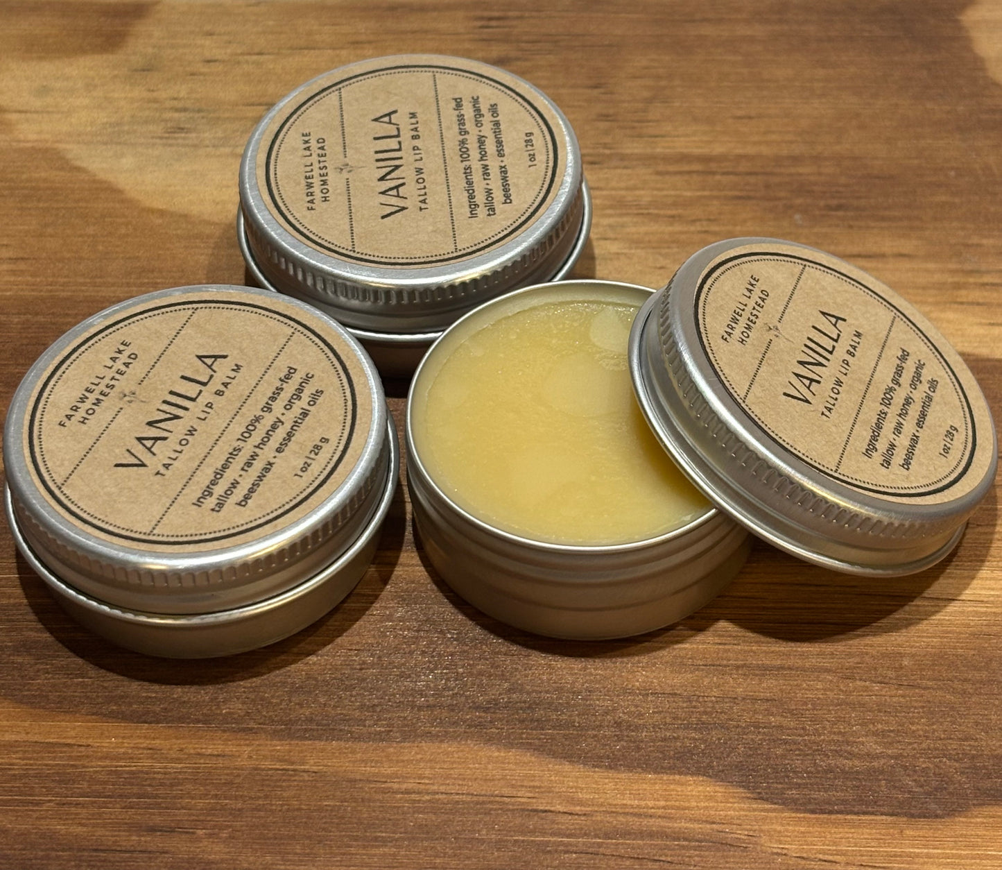 Vanilla Tallow Lip Balm