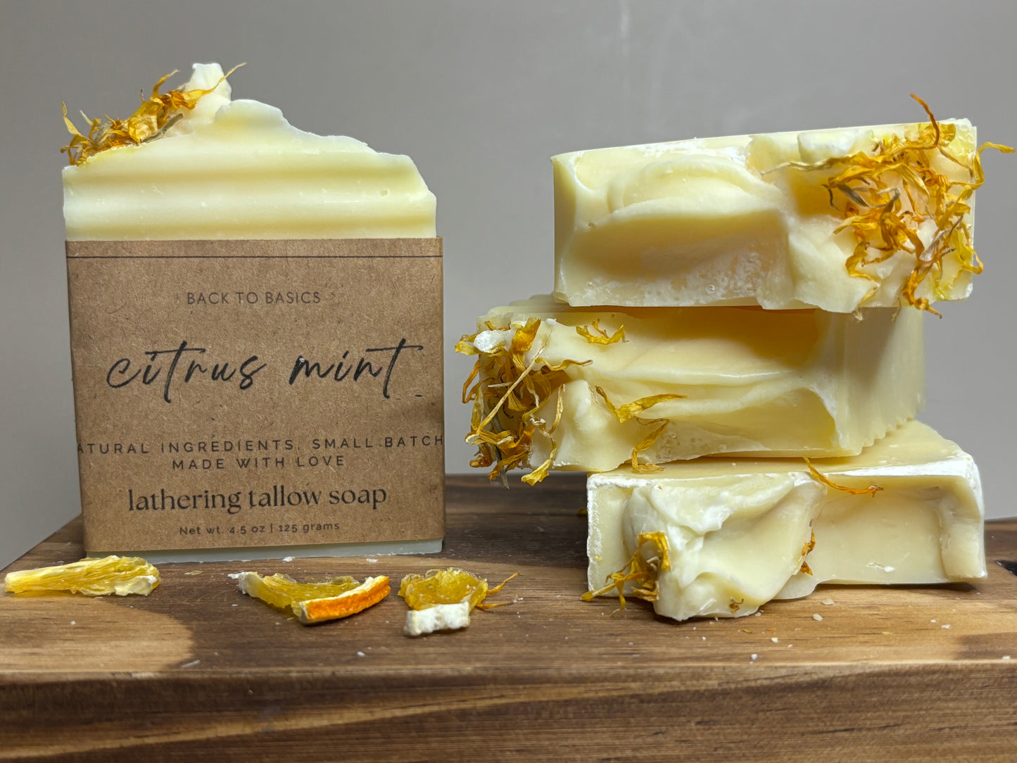 Citrus Mint Tallow Soap