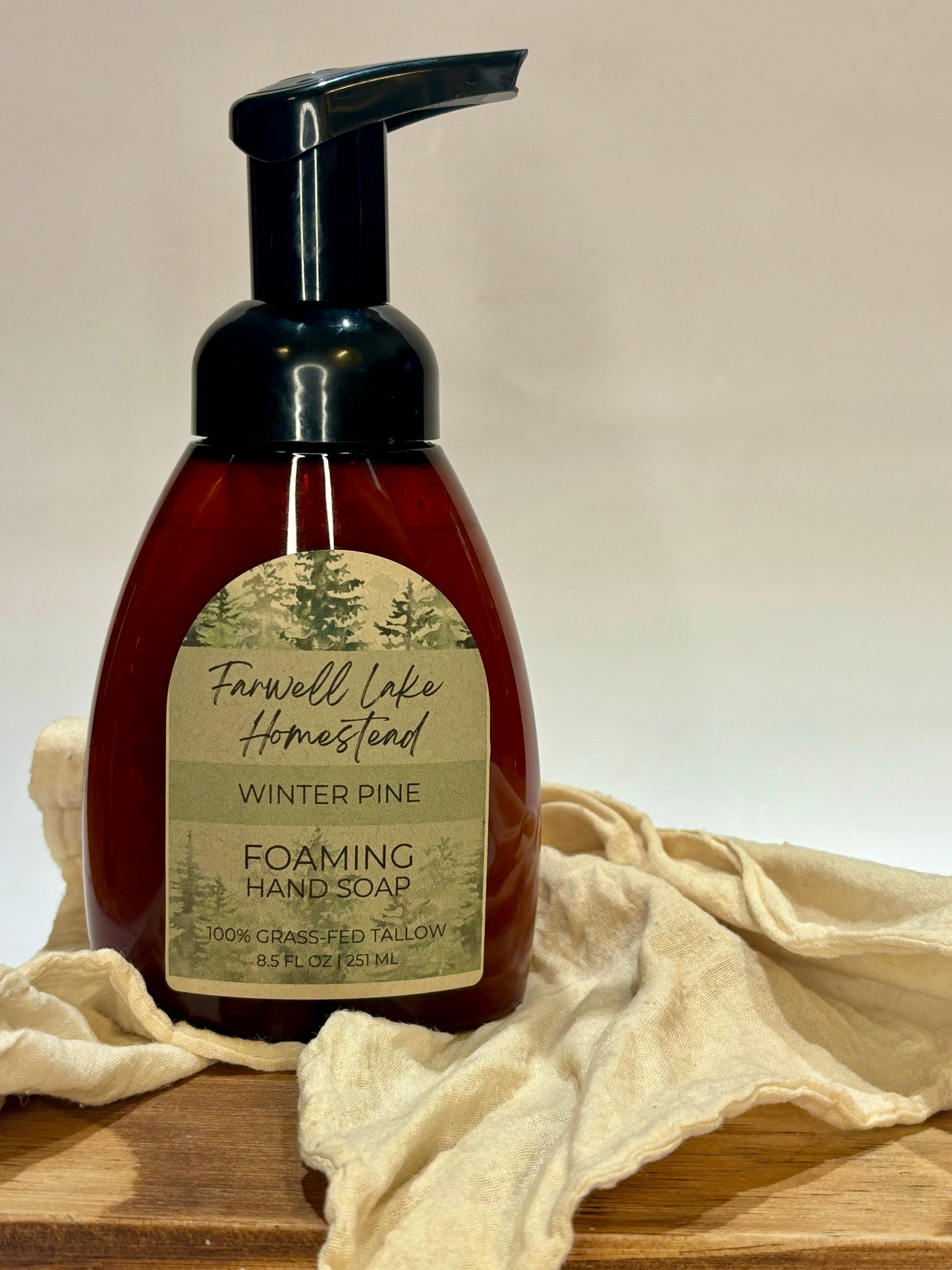 Foaming Winter Pine Tallow Hand Soap – 8.5 oz