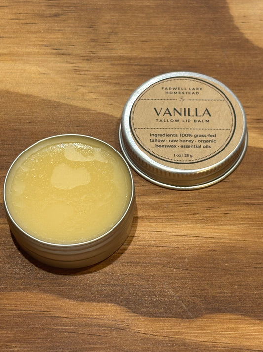 Vanilla Tallow Lip Balm