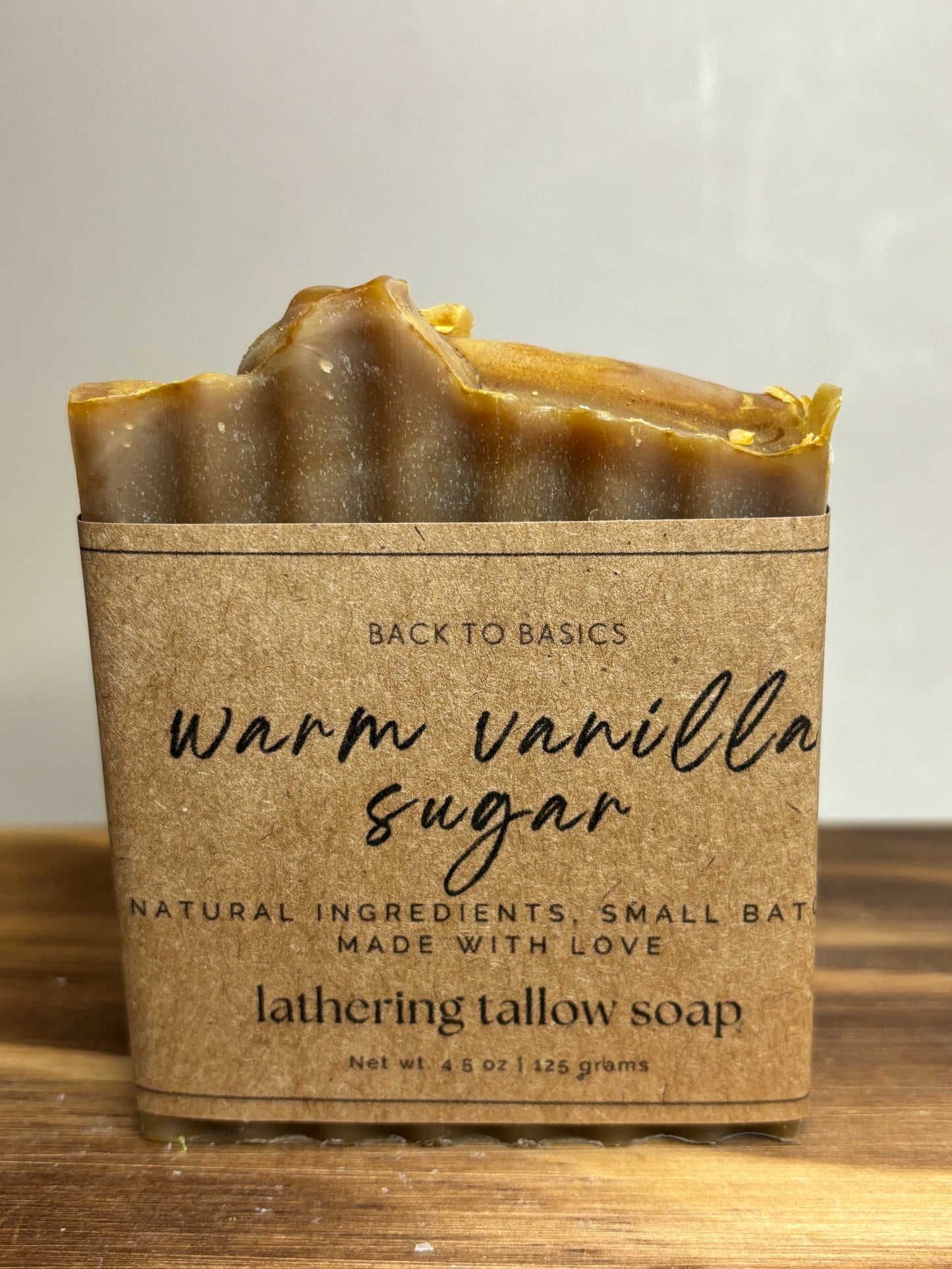 100% Grass-fed Warm Vanilla Sugar Tallow Soap