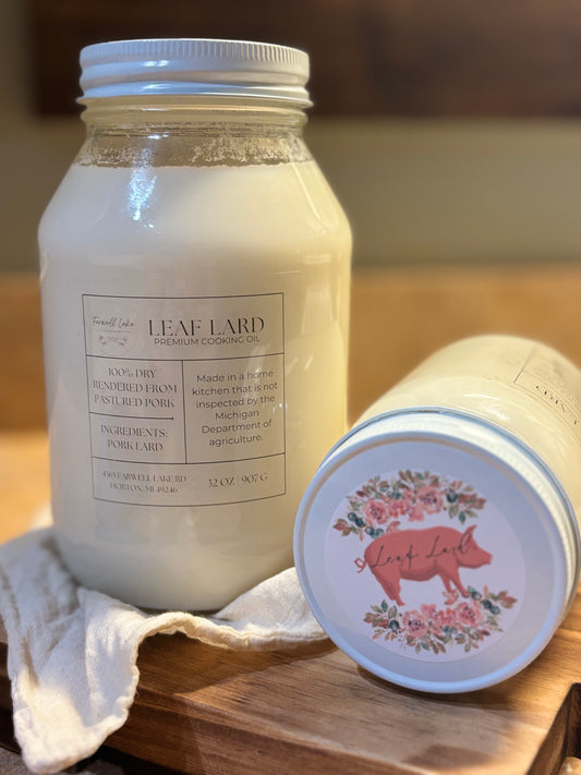 Pasture Raised Lard 32 oz