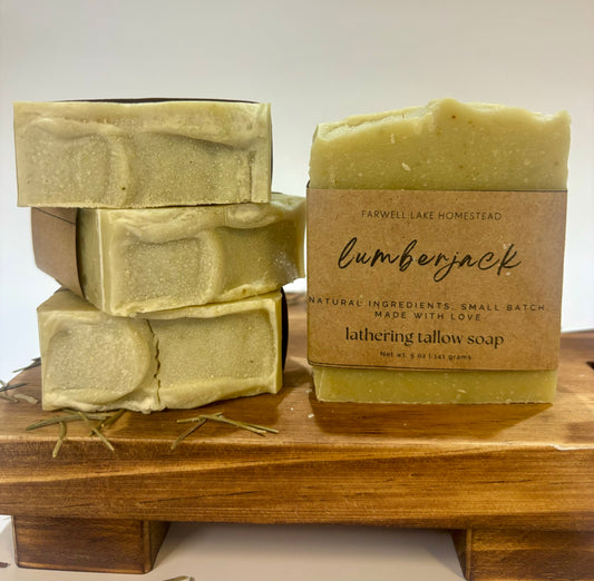 Lumberjack 100% Grass-fed Tallow Soap