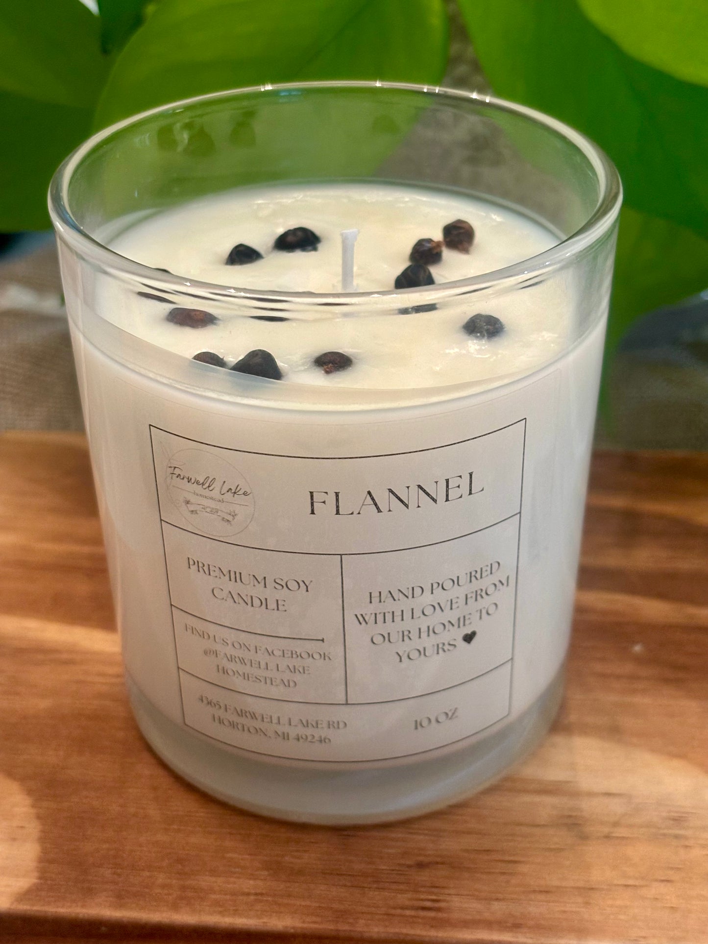 Flannel - 10 oz Paraffin-Free Pure Soy Candle