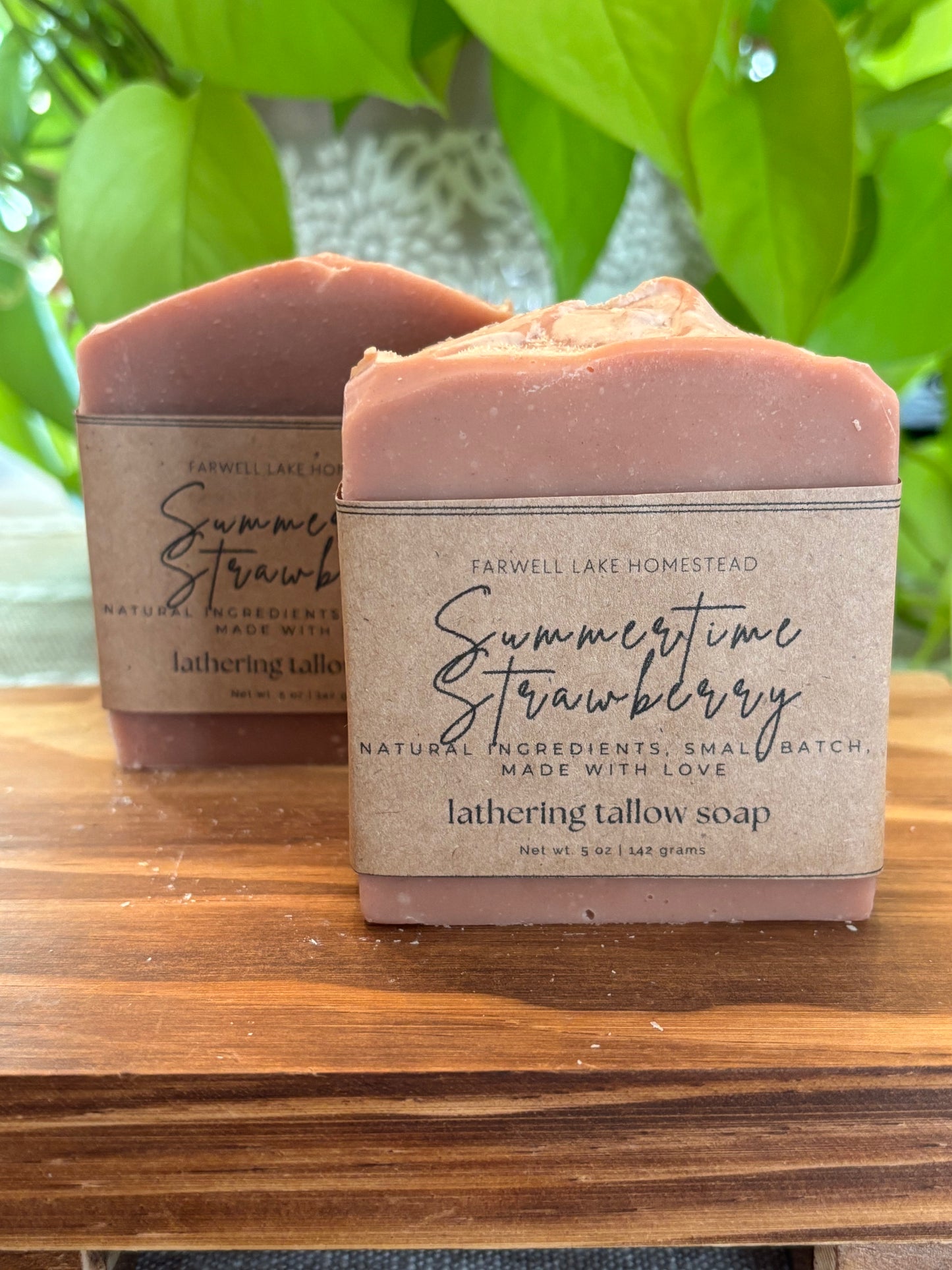 Summertime Strawberry Tallow Soap