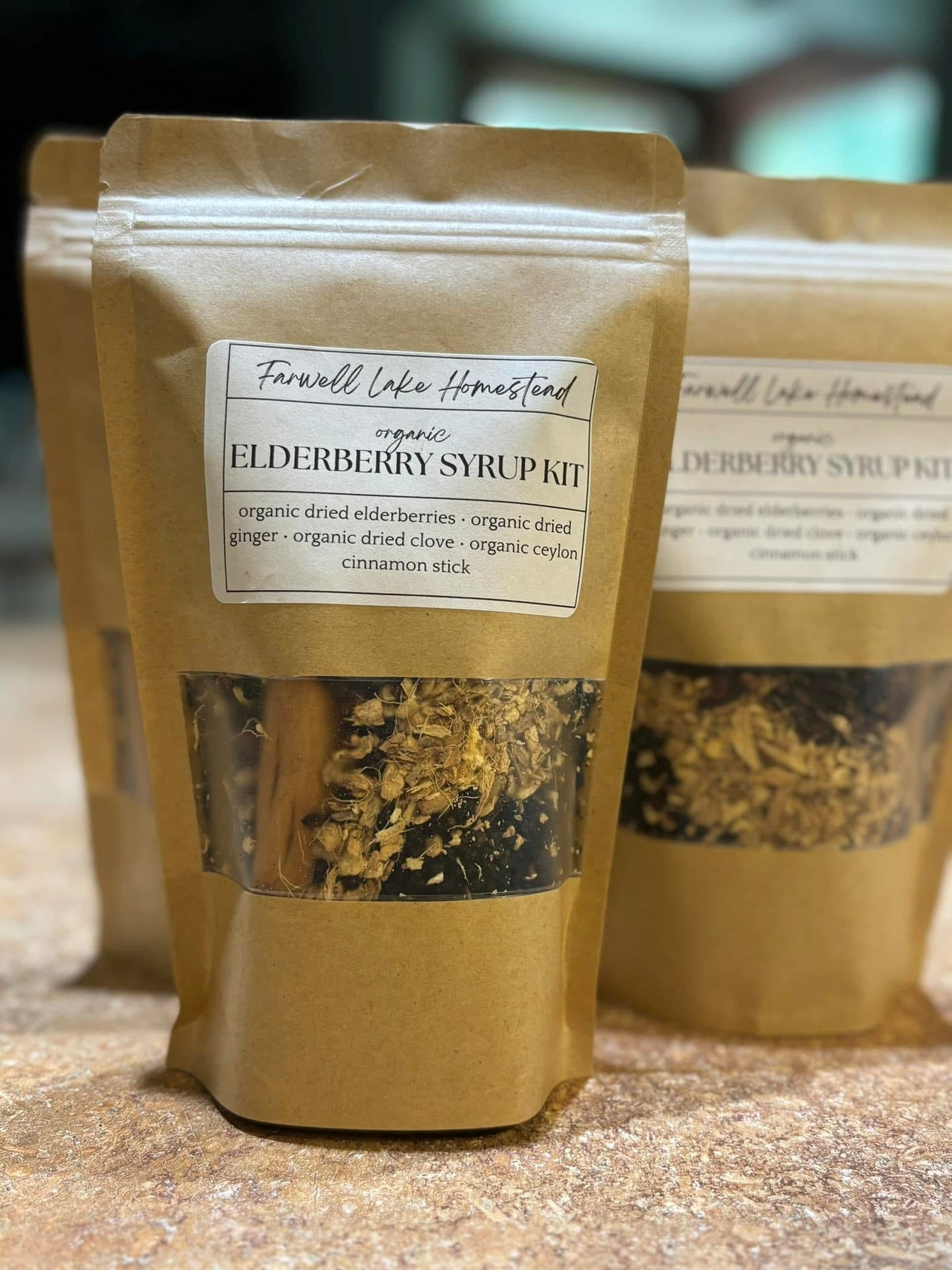 Organic Elderberry Syrup Kits