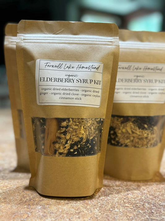 Organic Elderberry Syrup Kits